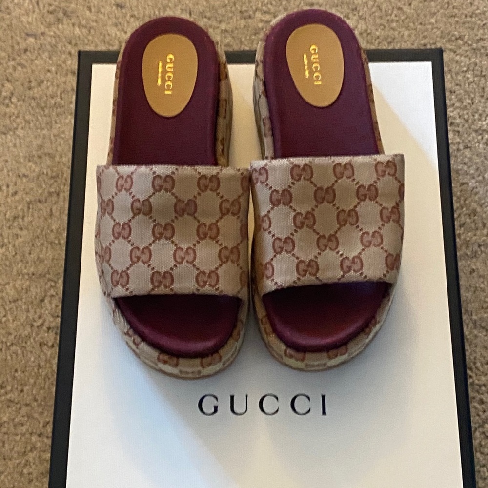 Gucci Angelina Platform Sandals